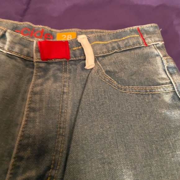 -cide denim USA designer jeans provocative. Size 28, inseam 30. Rare, unique. - Picture 9 of 15